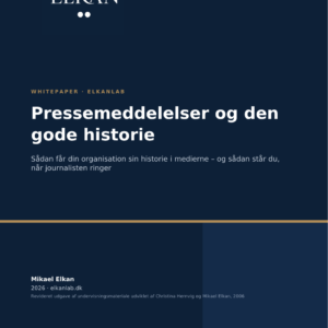 Whitepaper om pressemeddelelser