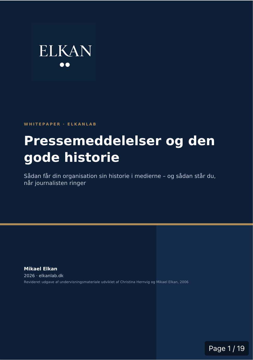 Whitepaper om pressemeddelelser